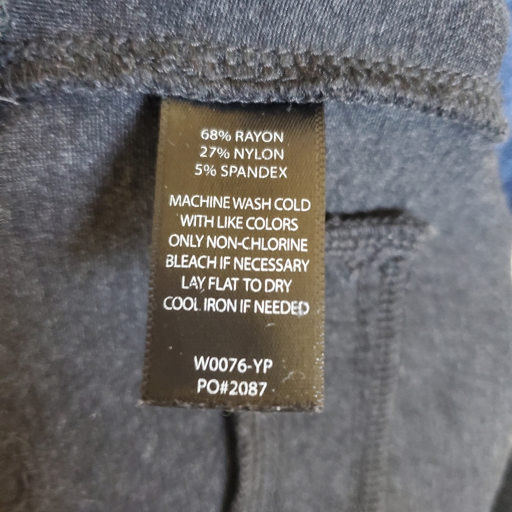Betabrand Dress Pant Yoga Pants Straight-Leg Classic Charcoal Gray - Picture 7 of 7